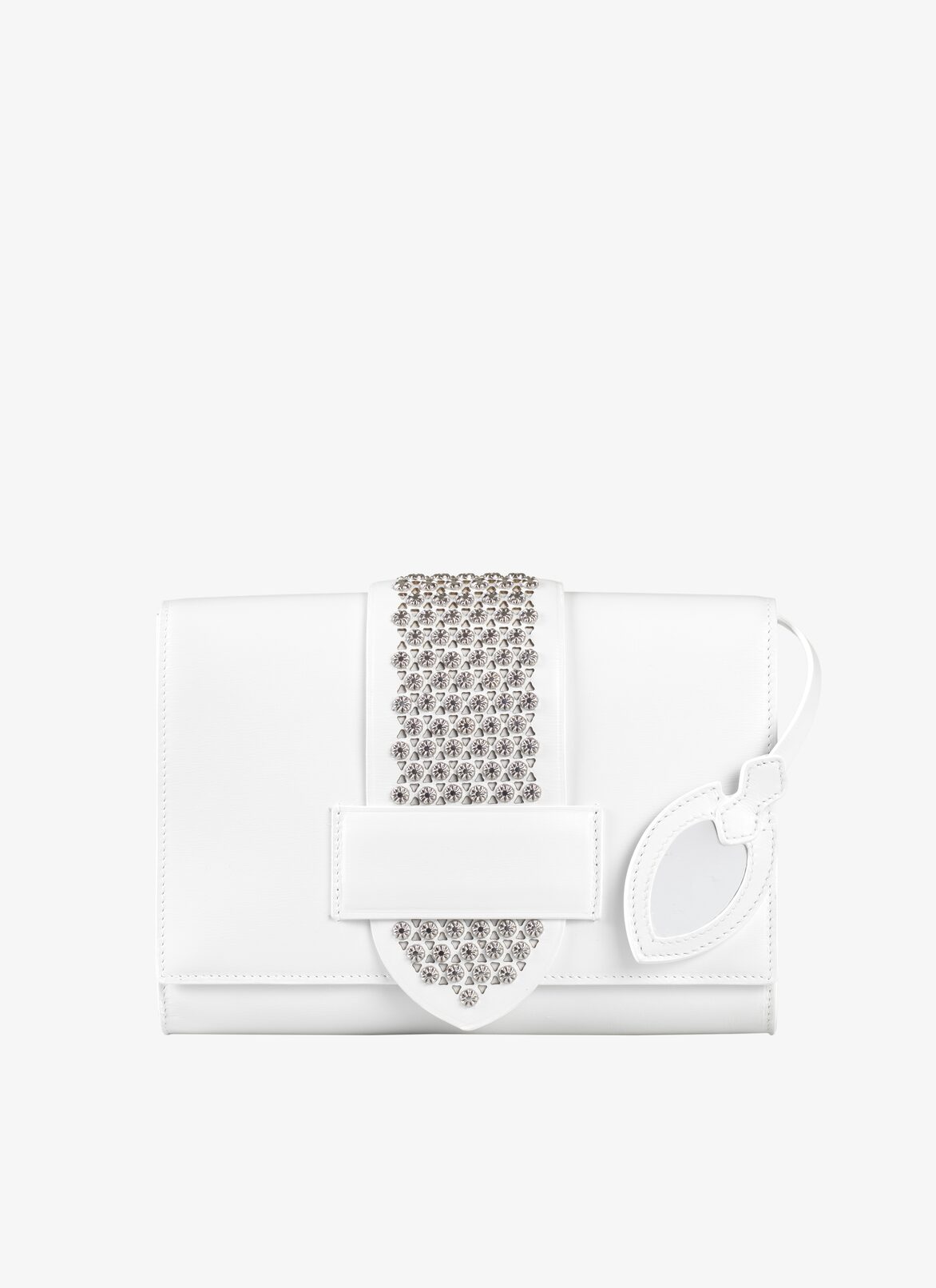 SIMONE CLUTCH ALAÏA WHITE SIMONE CLUTCH